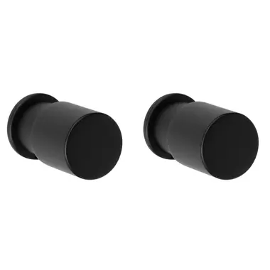 Handdoekhaak Mat zwart One Piet Boon PB25 Set van 2 haken, 25mm